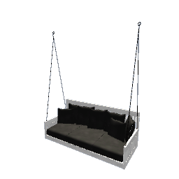 Swing Bench White Oak and Leather