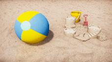 Sand Castle and Beach Ball preview
