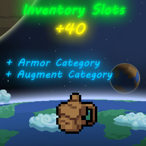 More Inventory Slots +40 +2 Categories