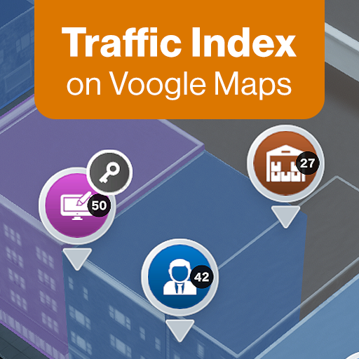 Traffic Index on Voogle Maps