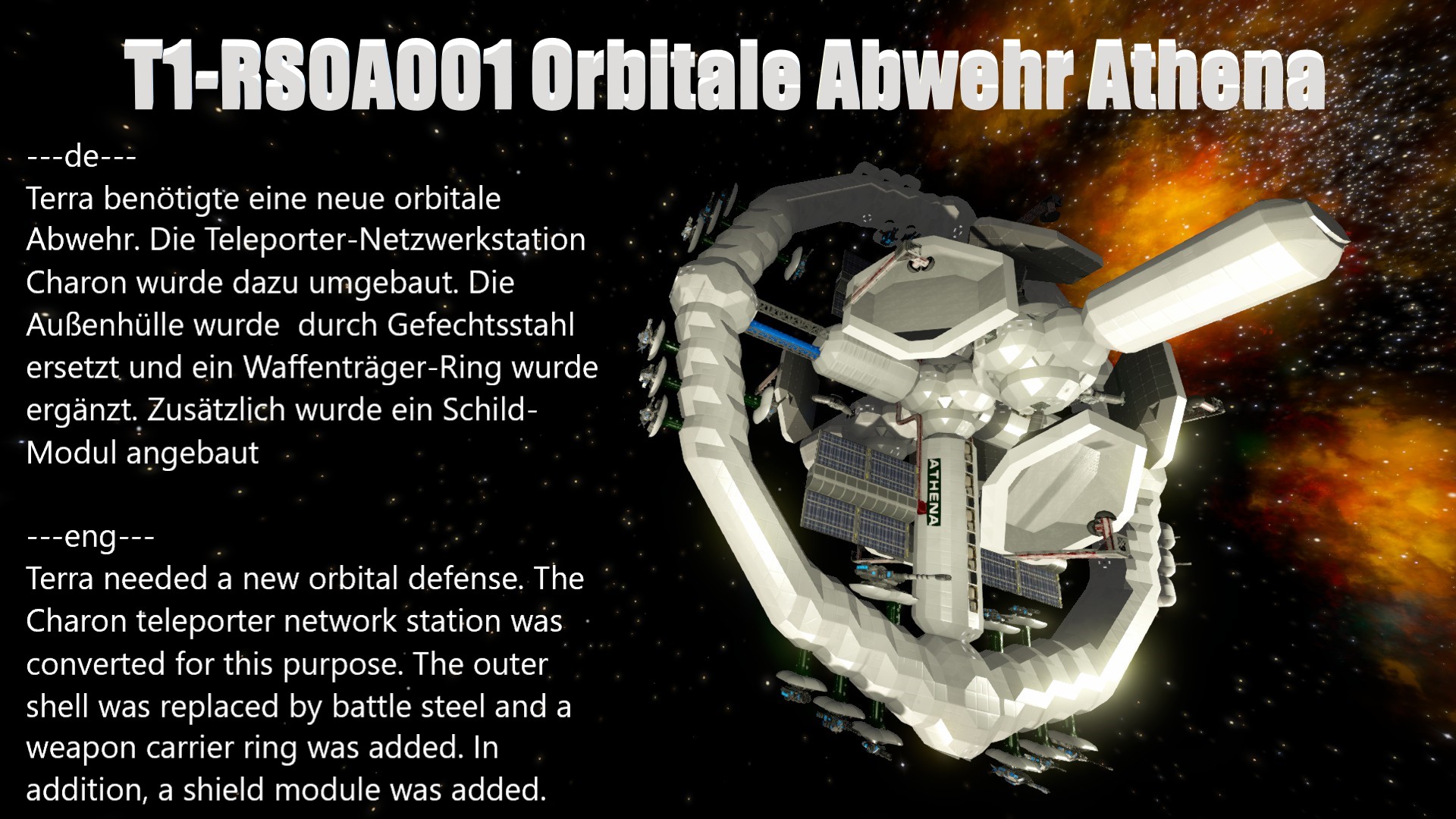 01T1-RSOA001 Orbitale Abwehr Athena