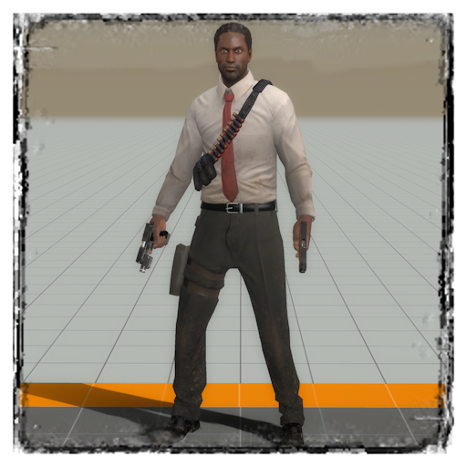 Louis - Fixed Clothes w/ Hair and Bandolier