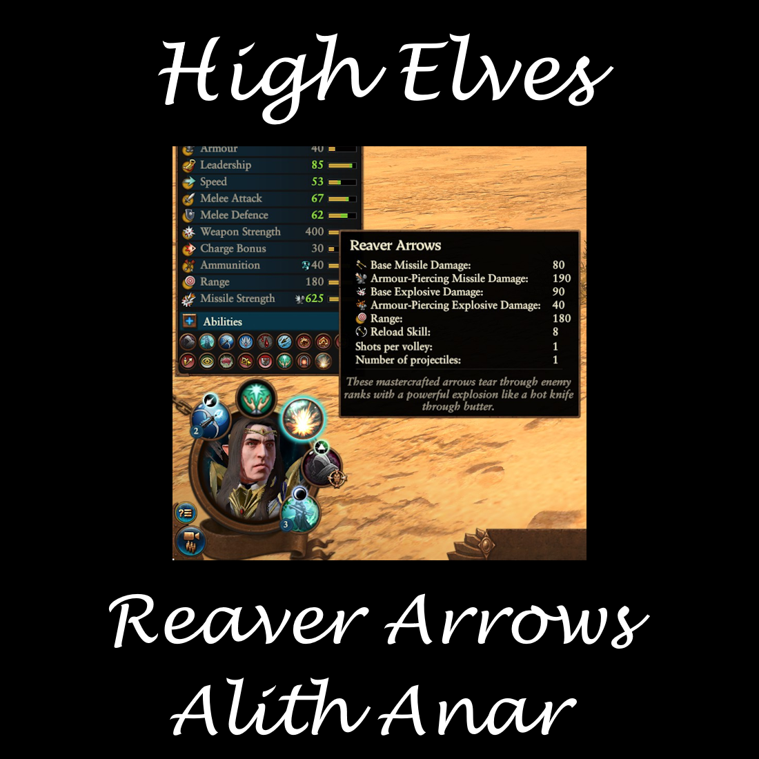 [High Elves]Reaver Arrows for Alith Anar