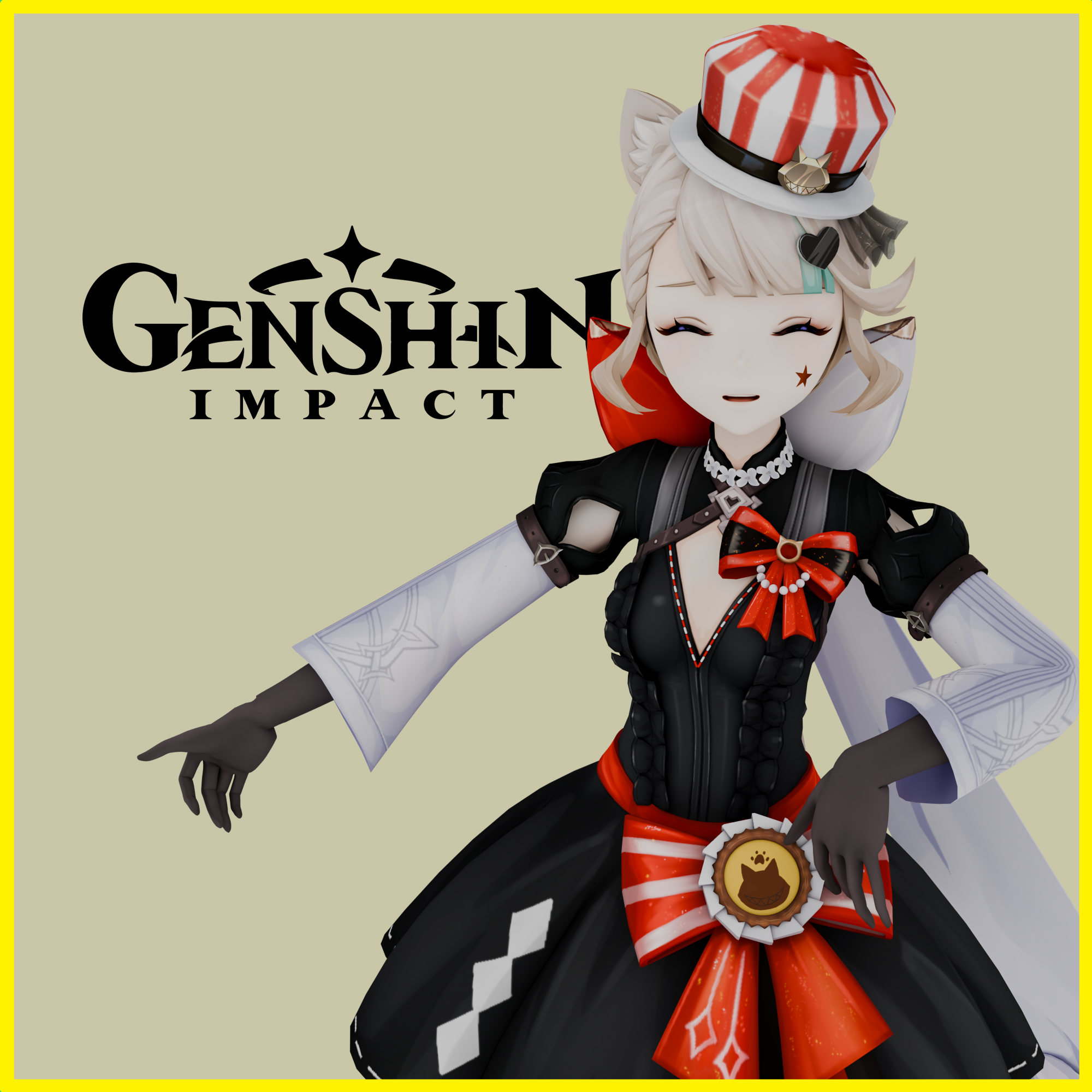 Genshin Impact - Lynette - KFC Ambassador (PM & NPCs)
