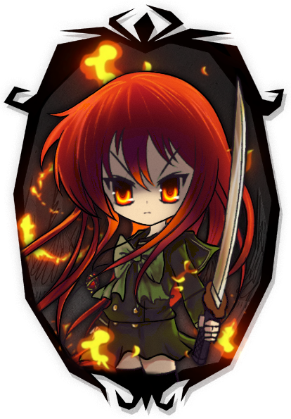 夏娜/Shakugan no Shana (Flame-Haired Burning-Eyed Hunter; Version 1.0 ) - xianala – Don't Starve Together Mod