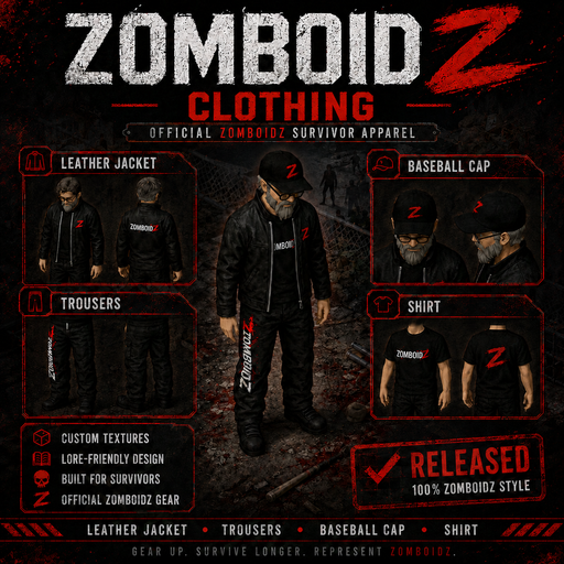 ZomboidZ Clothing – Project Zomboid Mod