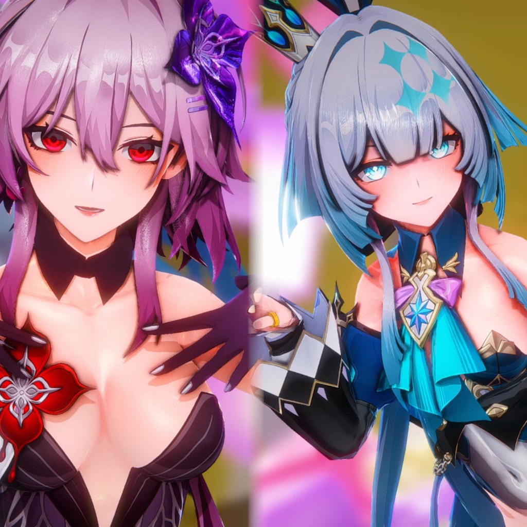 『Cerydra Evernight Furina』Cat Loving _camera 【MMD_Honkai Star Rail_崩壊：スターレイル】
