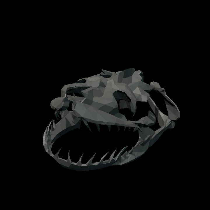 Boa Skull stl