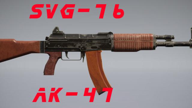 MGSV SVG-76 [Ak-47] preview