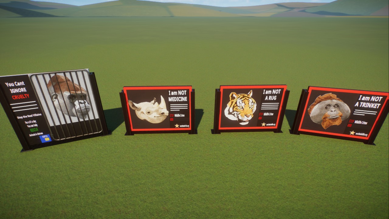 Animal Education Signs