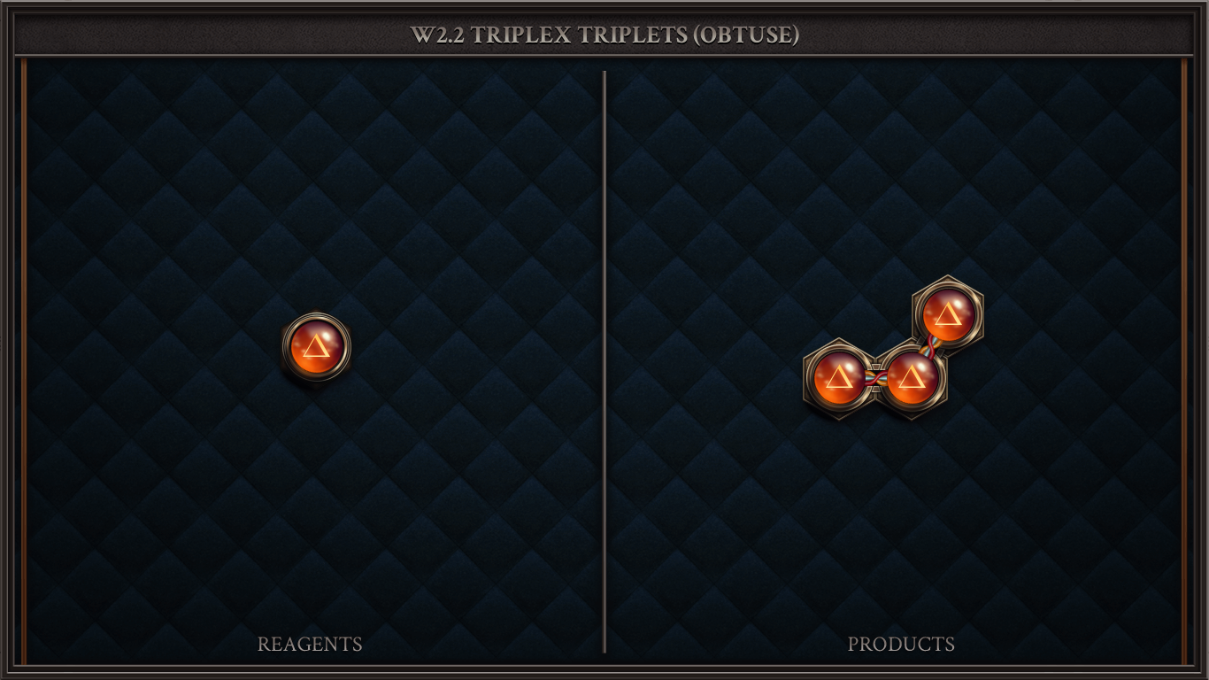 W2.2 TRIPLEX TRIPLETS (OBTUSE)