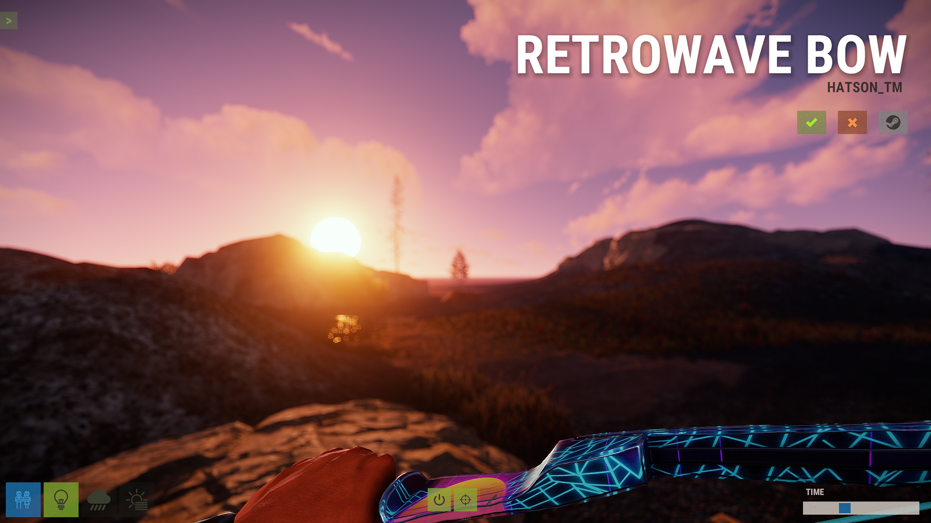 Retrowave Bow
