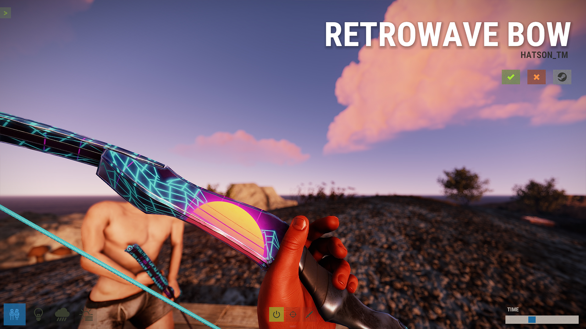 Retrowave Bow