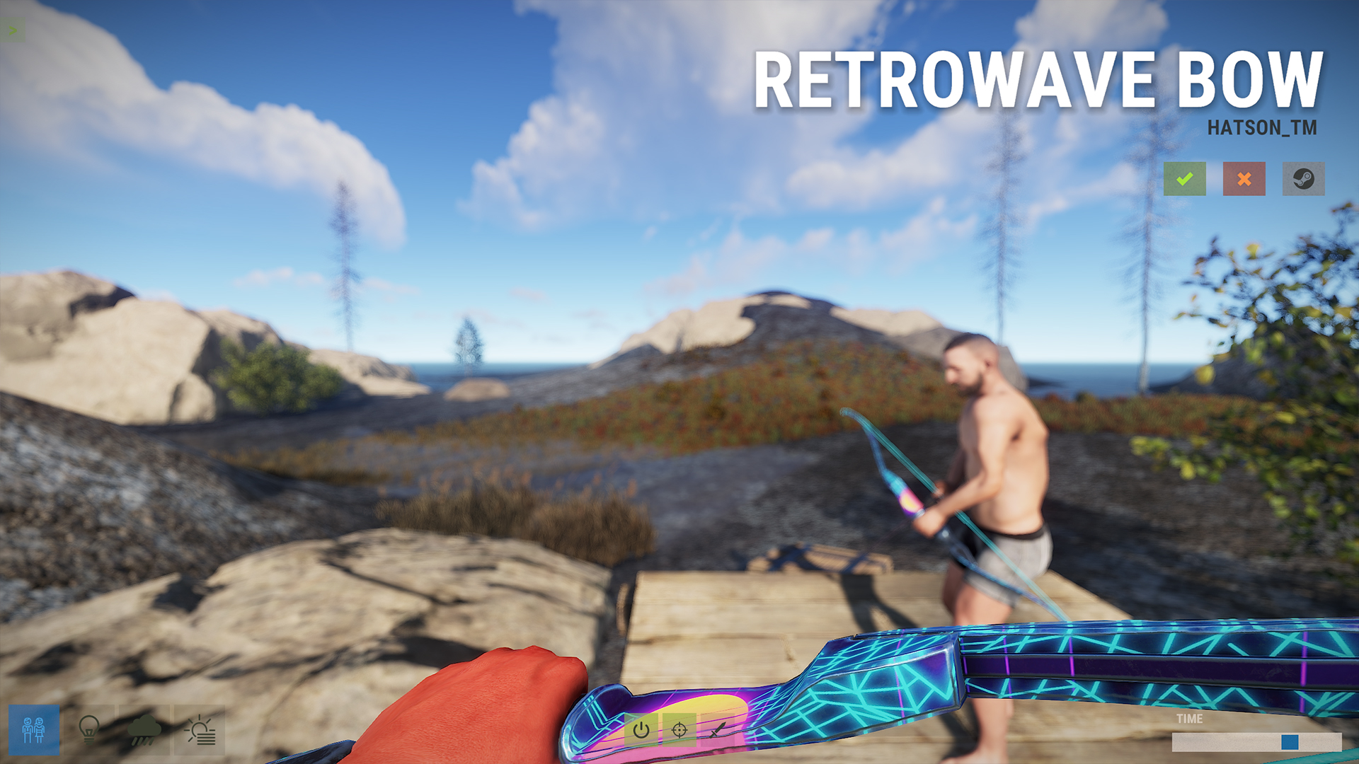 Retrowave Bow