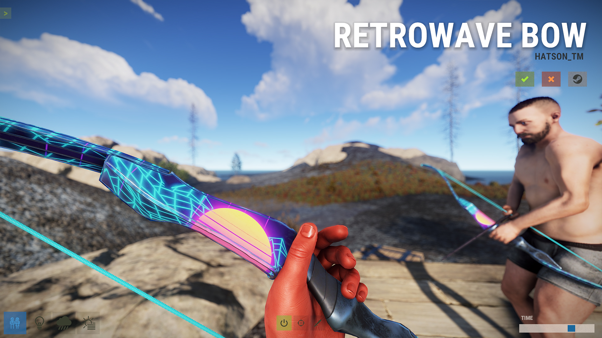 Retrowave Bow