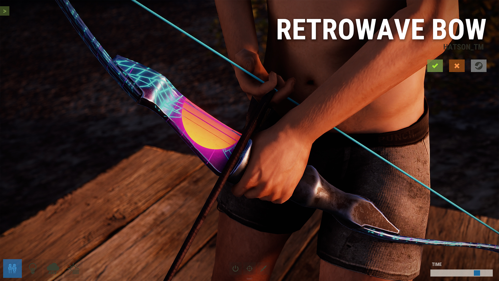 Retrowave Bow