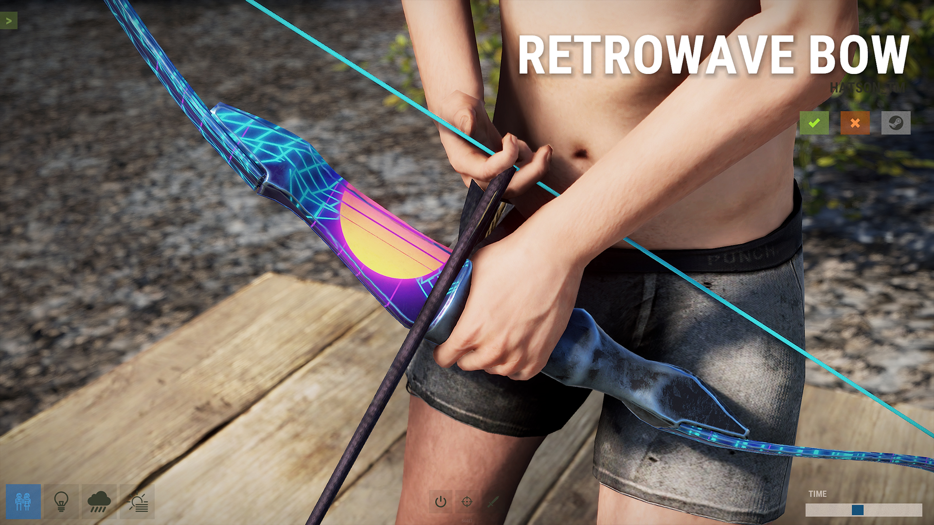 Retrowave Bow