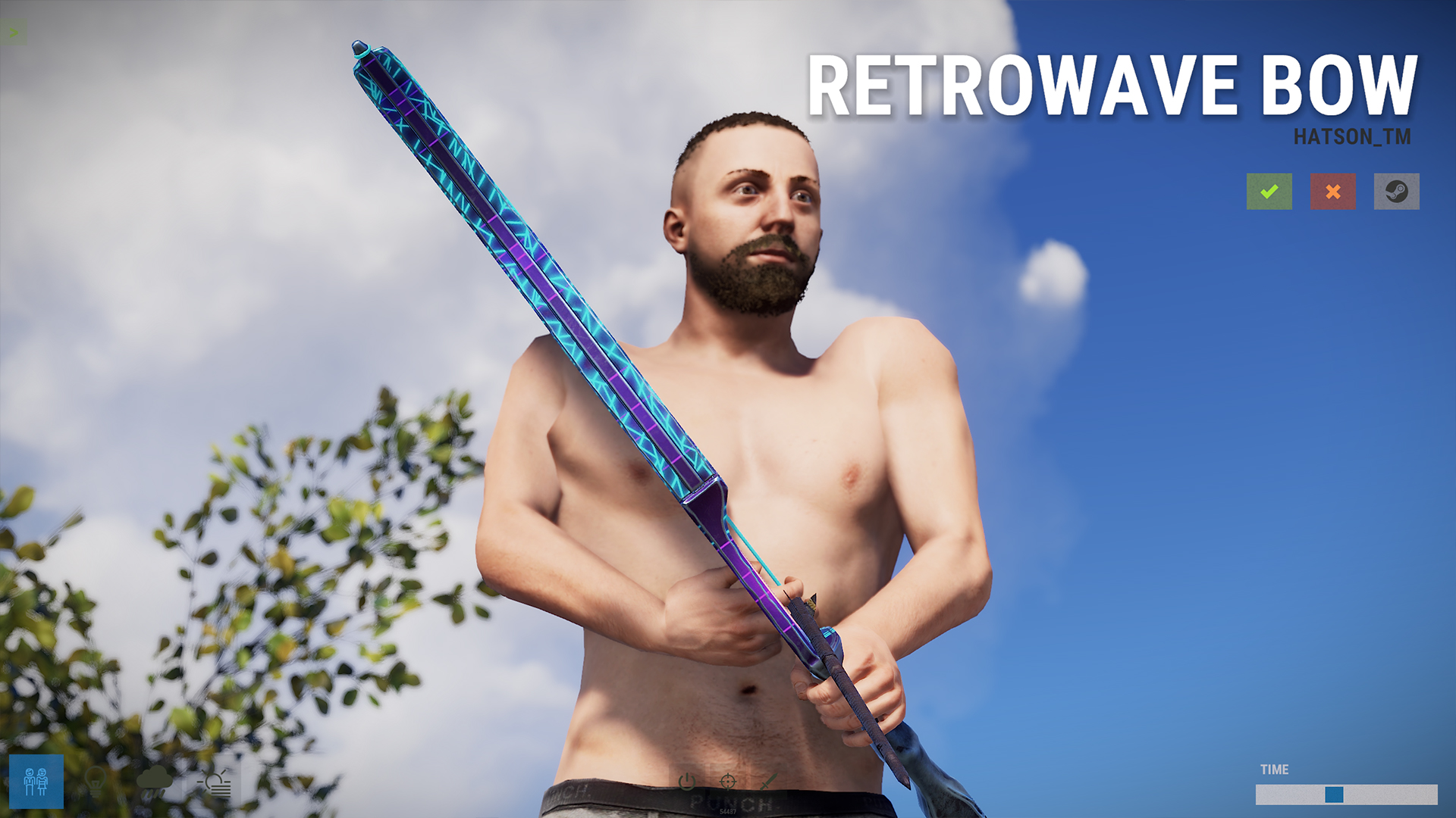 Retrowave Bow