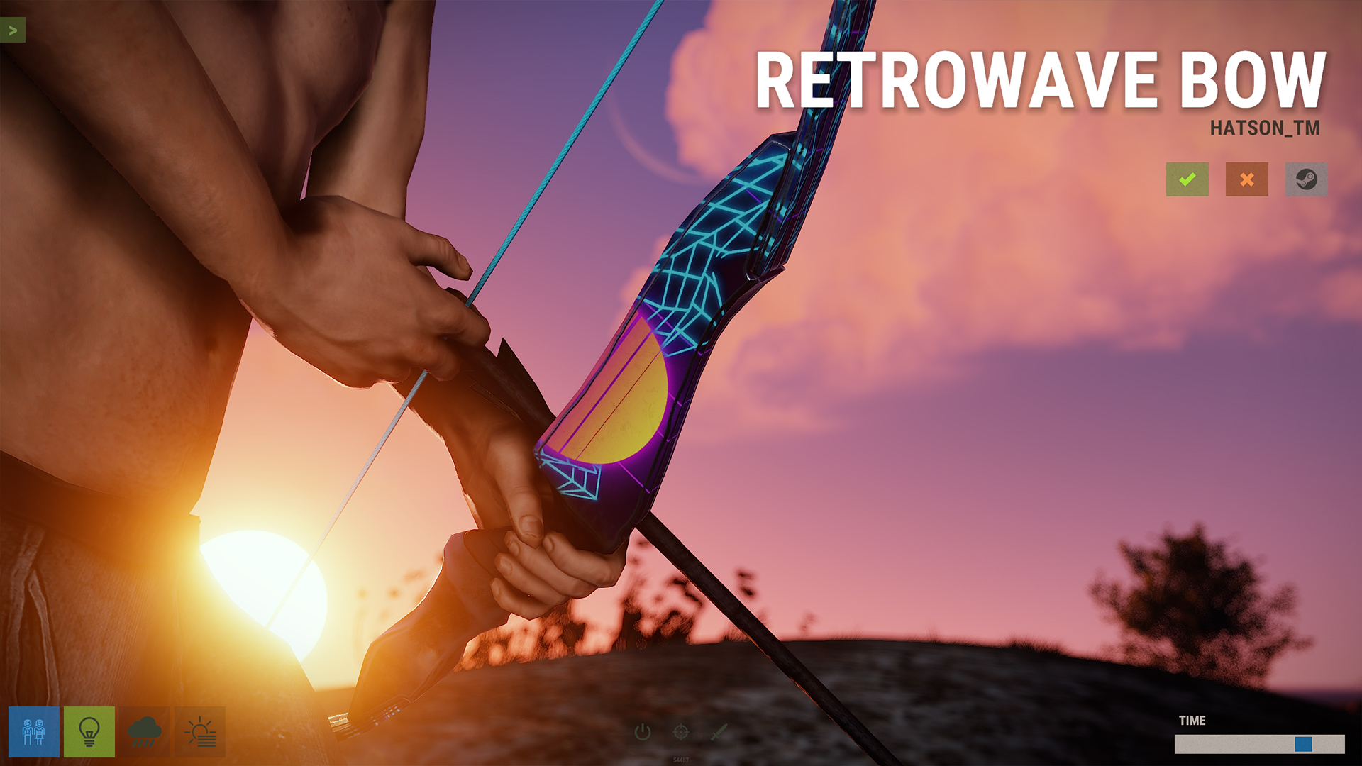 Retrowave Bow