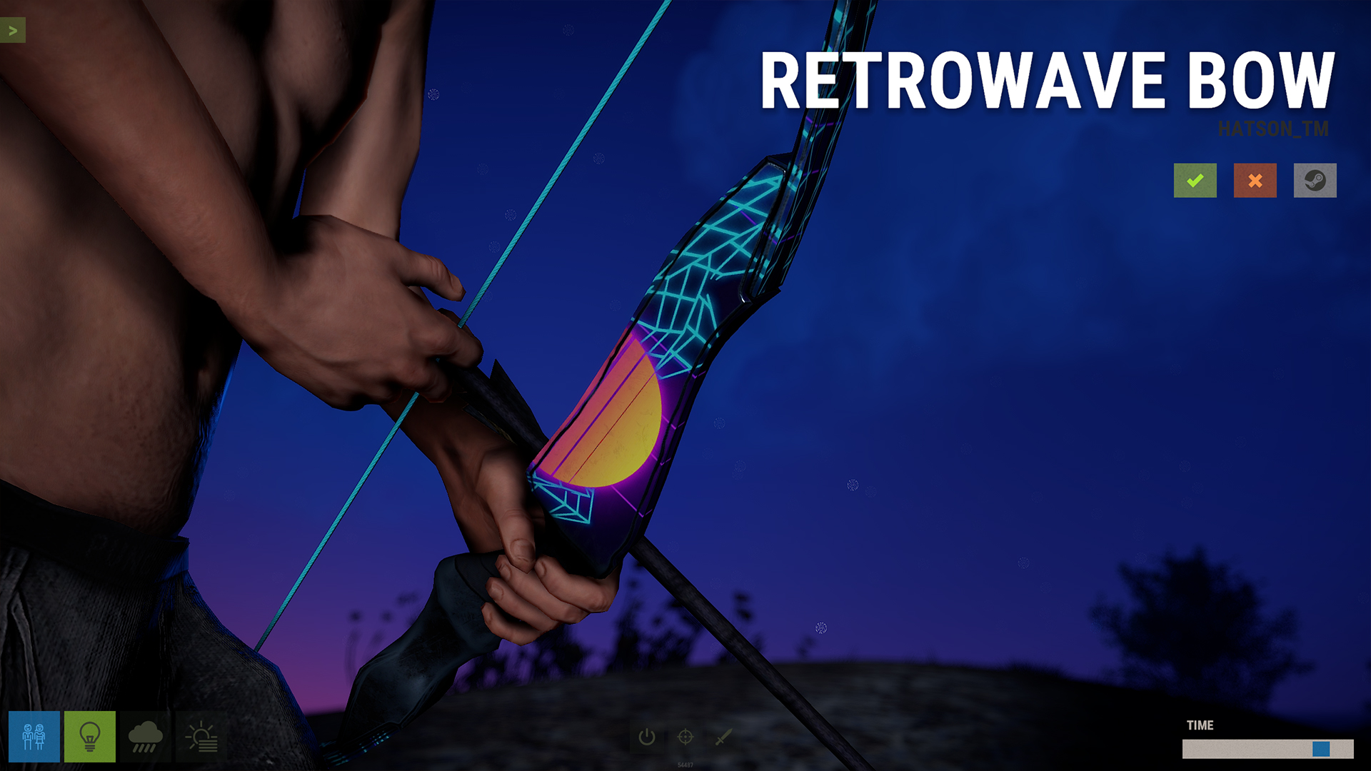 Retrowave Bow