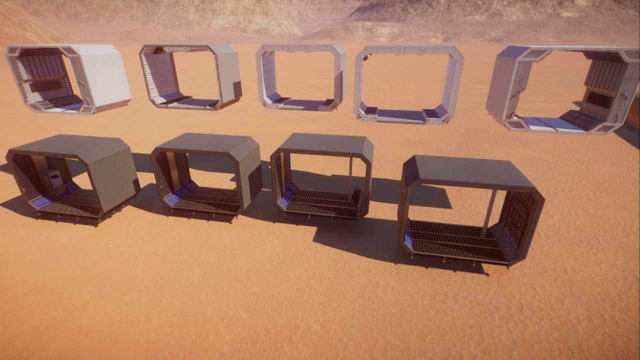 Modular SciFi Corridors