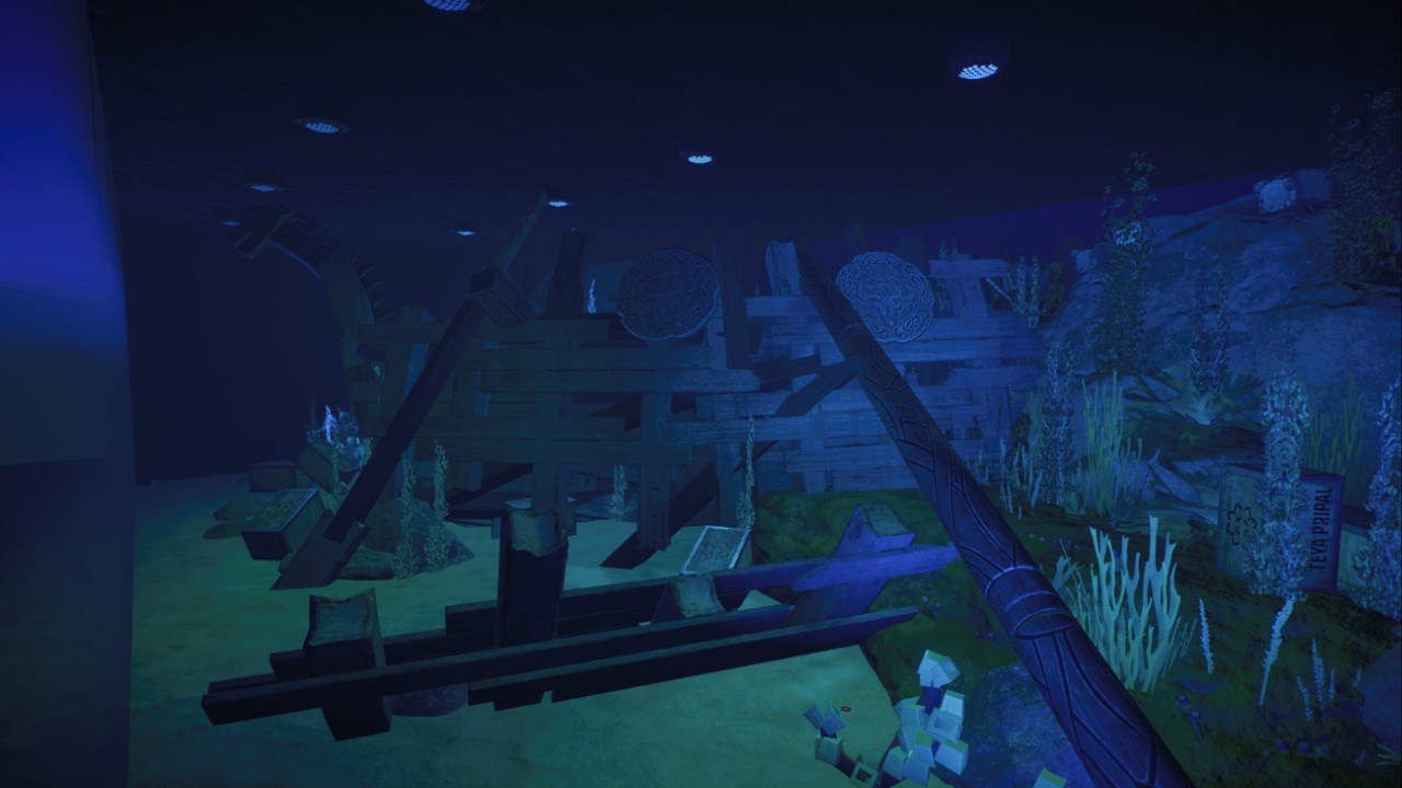 Sunken Wreck in Aquarium