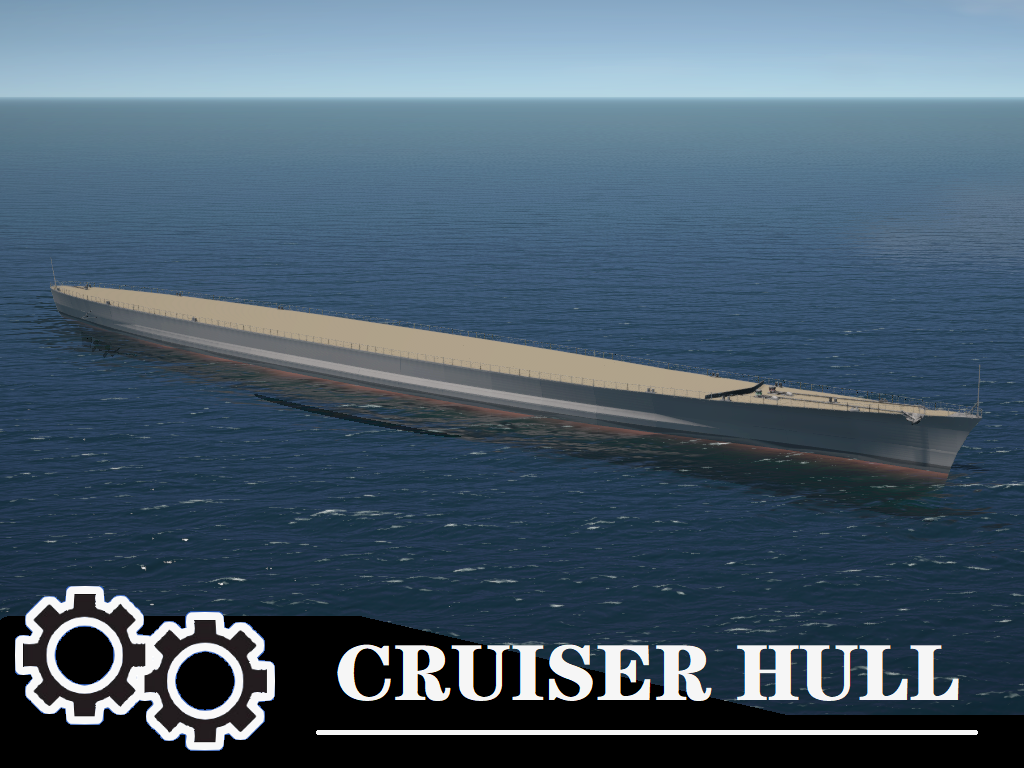 KMS Cruiser hull德系巡洋舰舰体