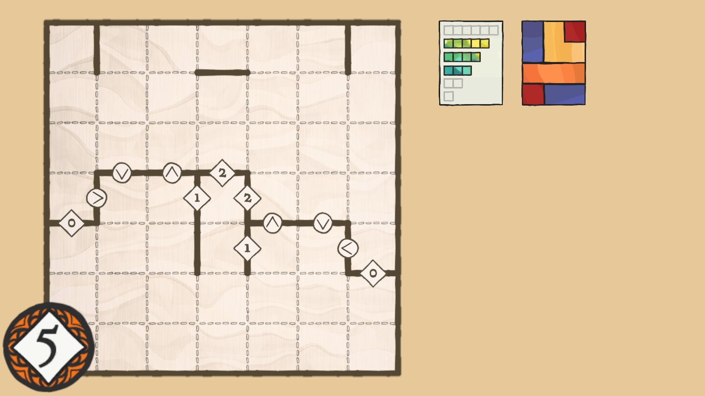 3→Green 4→Red 5→Yellow