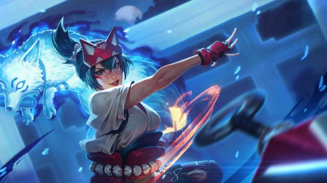 R-18 Kiriko Kamori (Overwatch) animated Glow Adrenaline