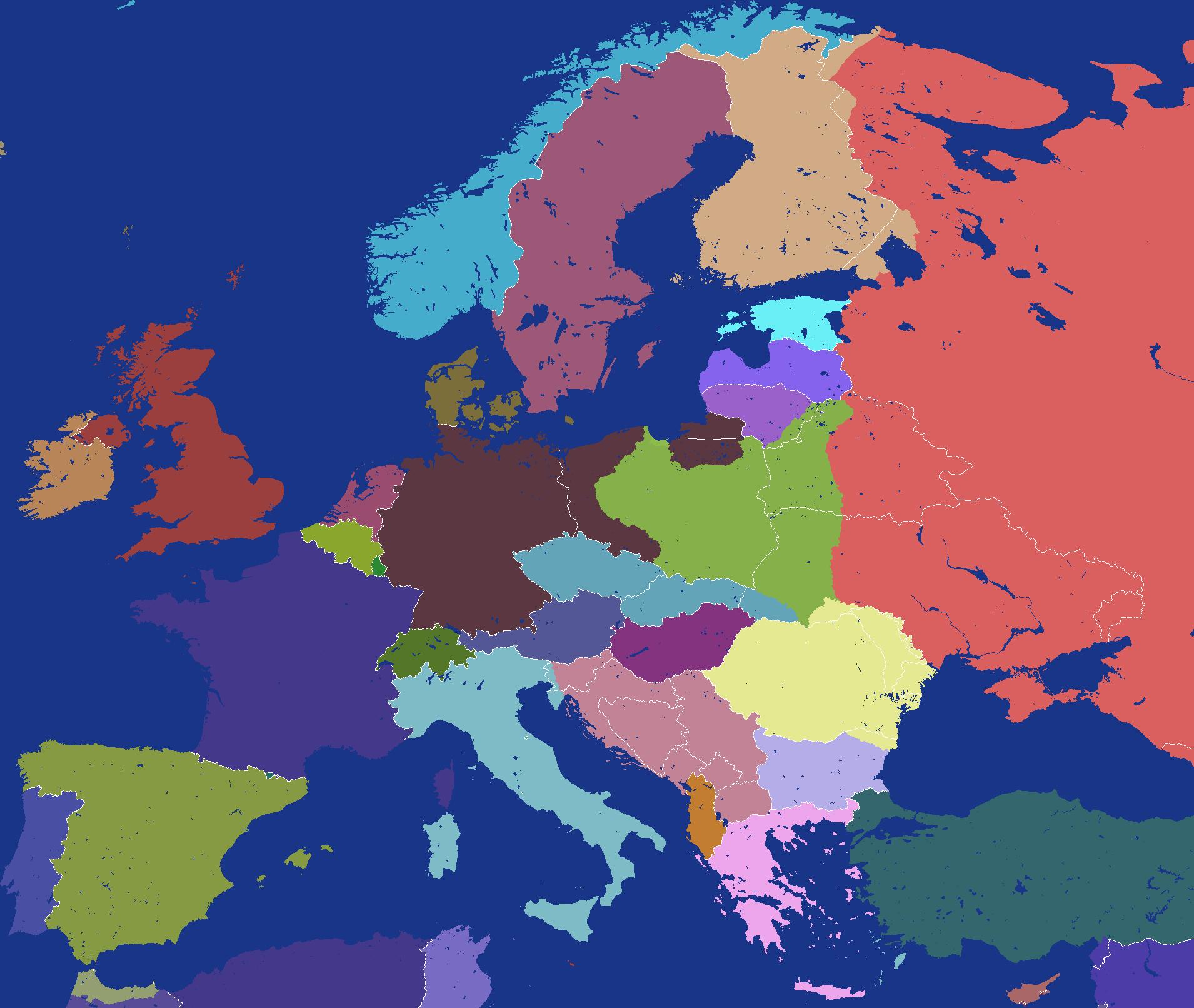 Europe 1936 Huge