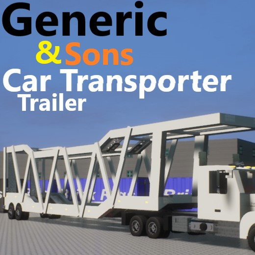 Generic and Sons Car Transporter Trailer