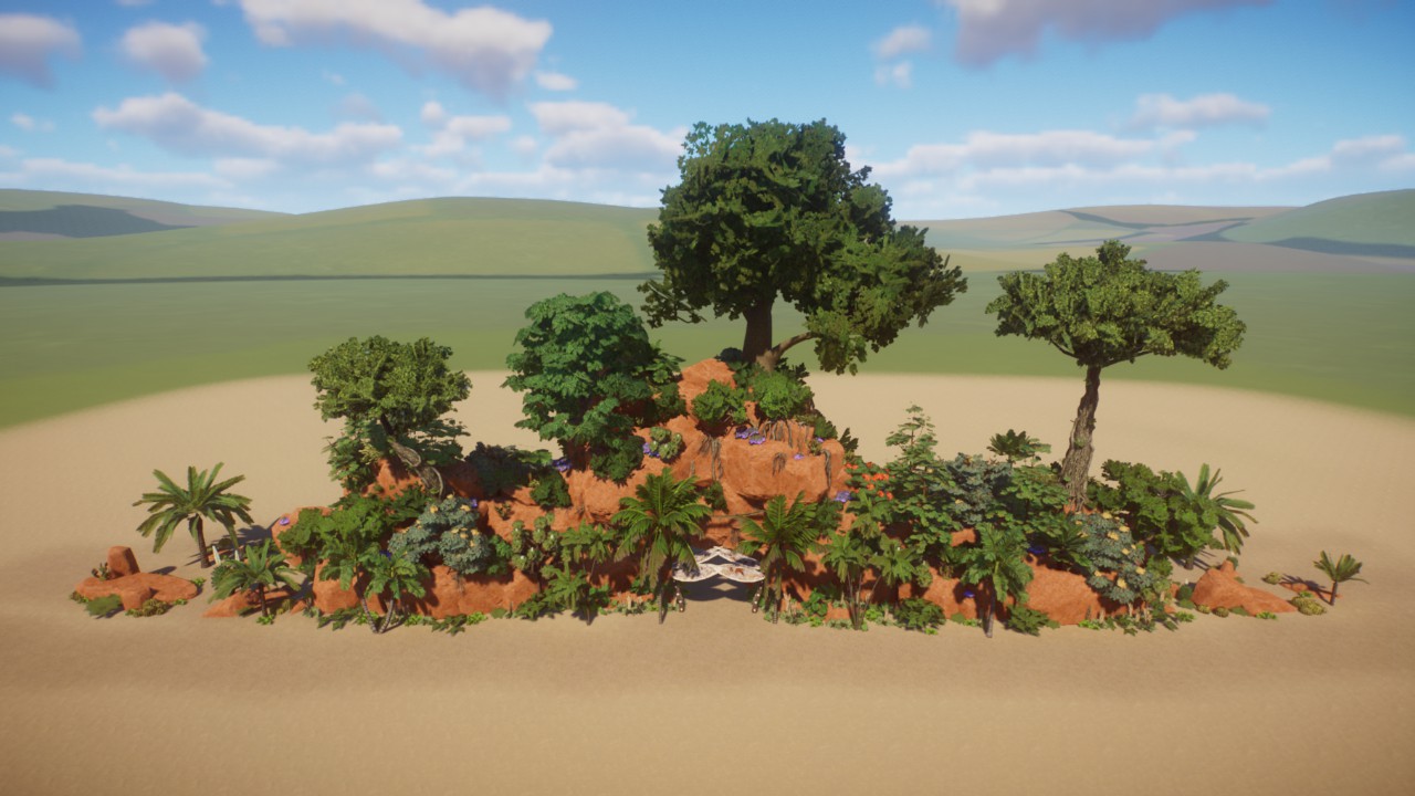 Big Tropical Waterfall | 2 Shop´s