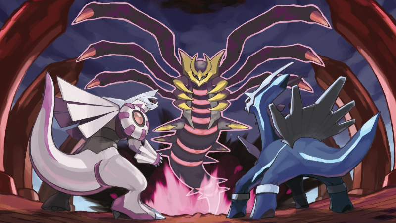 Dialga Palkia and Girantina