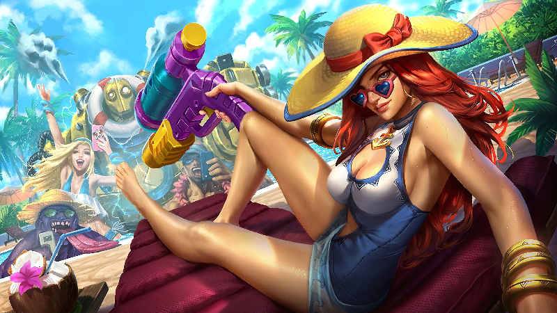 Pool Party Miss Fortune
