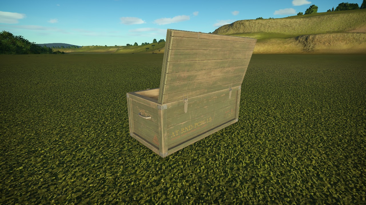 WWII - Anti Tank Shell Crate (Lid)