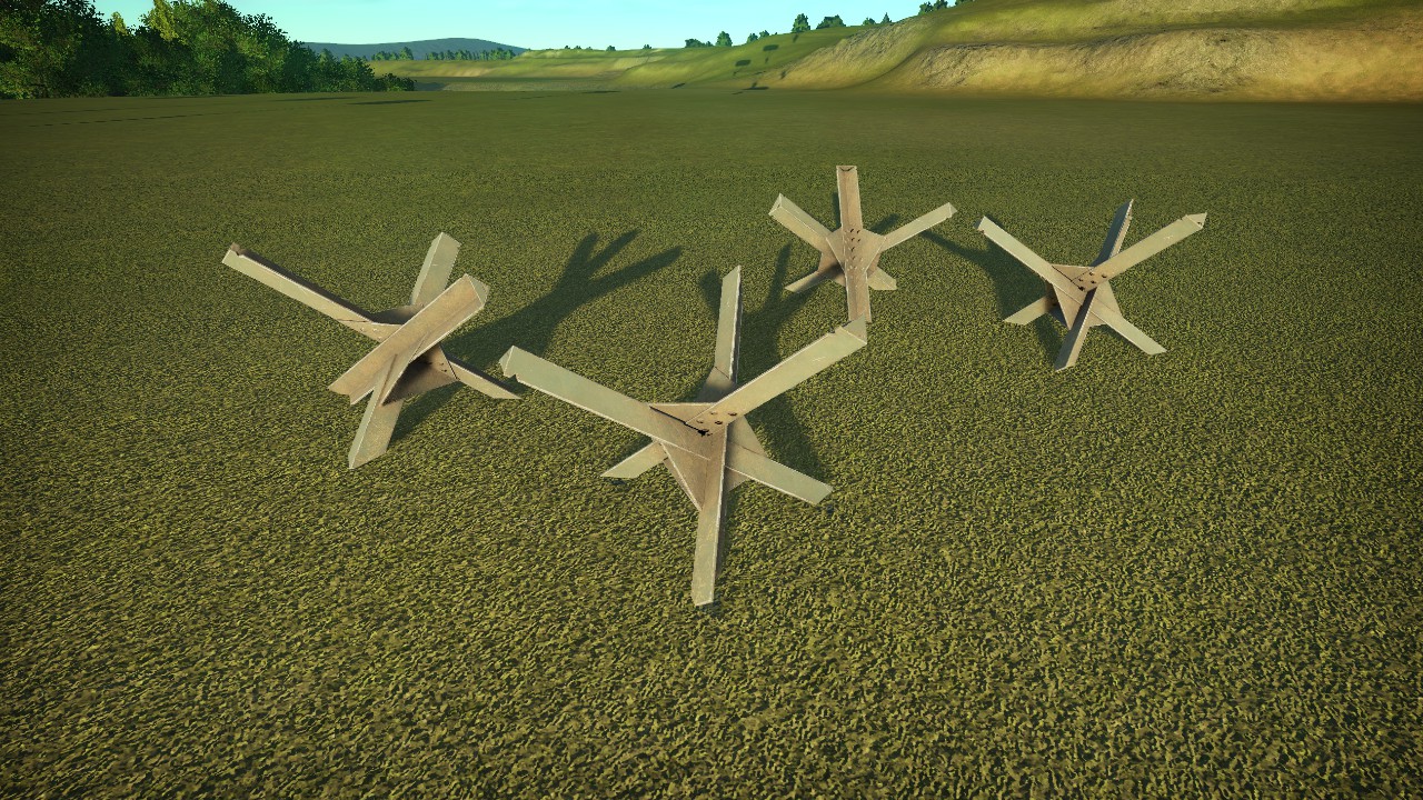 WWII - Anti Tank Defense (Hedgehog Single)