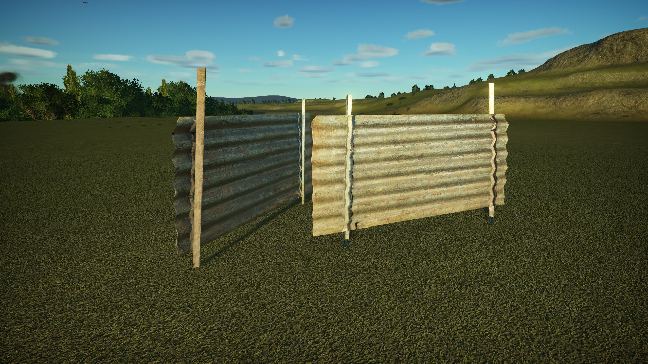 WWII - Metal Fence (Trench)