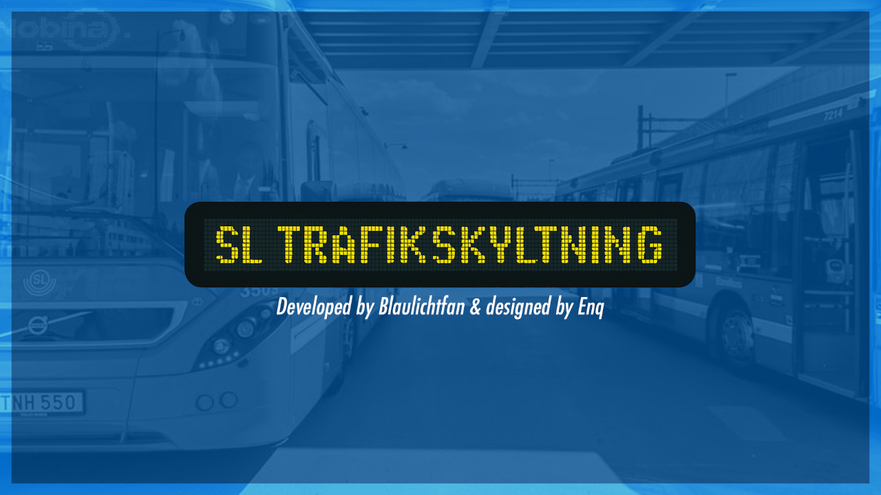 Storstockholms Lokaltrafik (SL) - Trafikskyltning