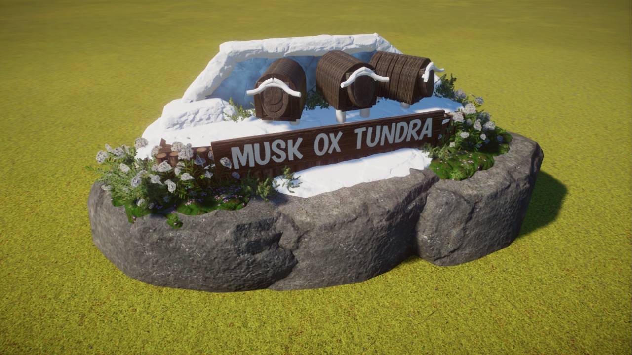 Musk Ox Tundra Sign