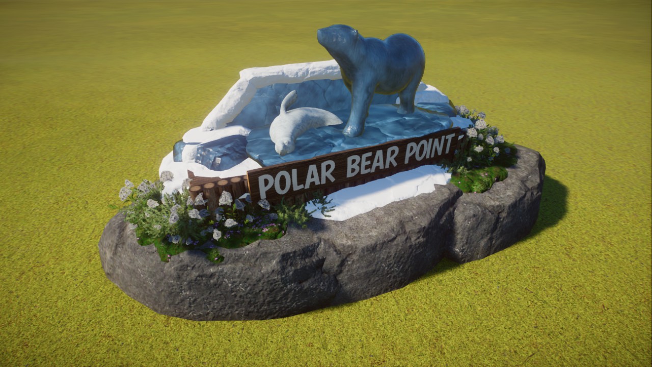 Polar Bear Point Sign