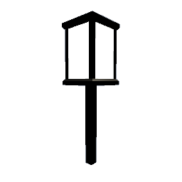 Lantern - Glow Post Chrome