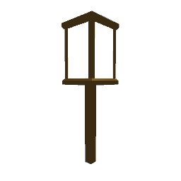 Lantern - Glow Post Gold