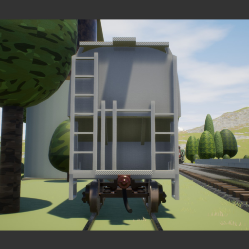 55' 3 Bay Covered Hopper White