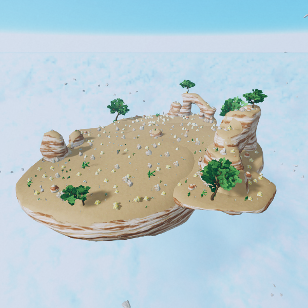 Red Cliffs Flat Custom Island
