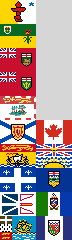 Provinces and Territories Flags of Canada and Saint Pierre and Miquelon preview