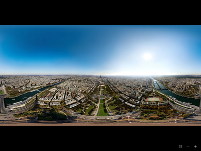 Paris from Above Eiffel Tower 2