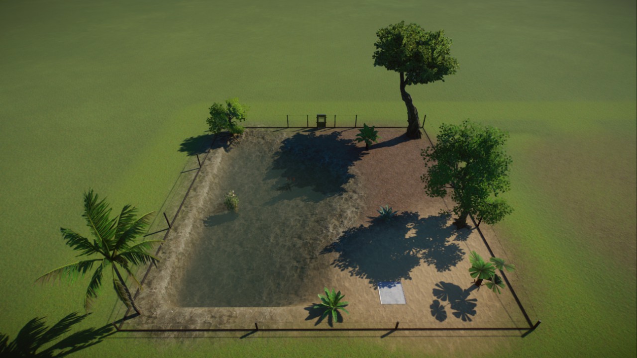 Open Saltwater Crocodile Habitat (Updated)