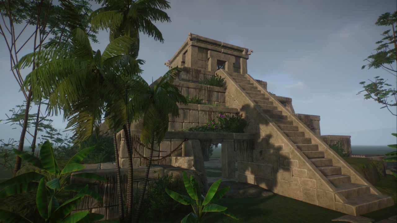 Ancient Jungle Temple Shelter