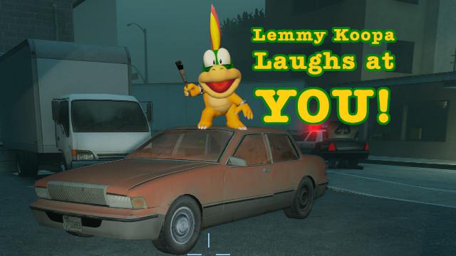 Lemmy Koopa Laughs at You! (Car Alarm)