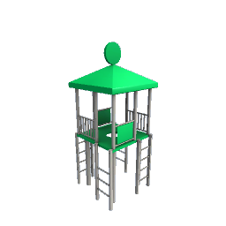 Playground Tower- Green